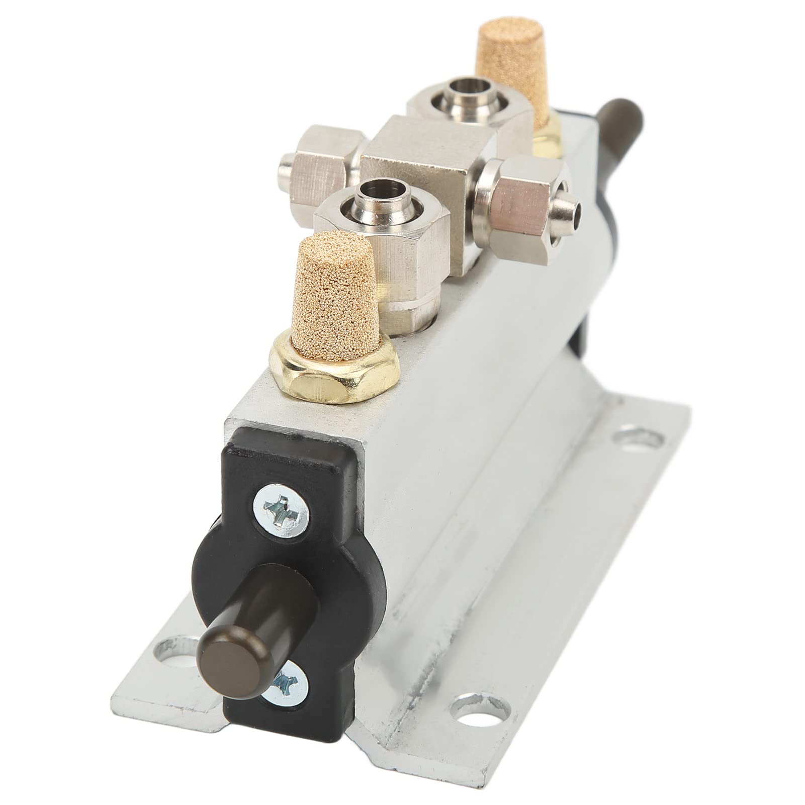 Luqeeg Válvula de Control de Aire del Coche Válvula de Pedal, 5 Vías Válvula de Control de Aire de Pedal para Reemplazar para 10mm 0.39in Máquina Cambiadora de Neumáticos de Diámetro Exterior