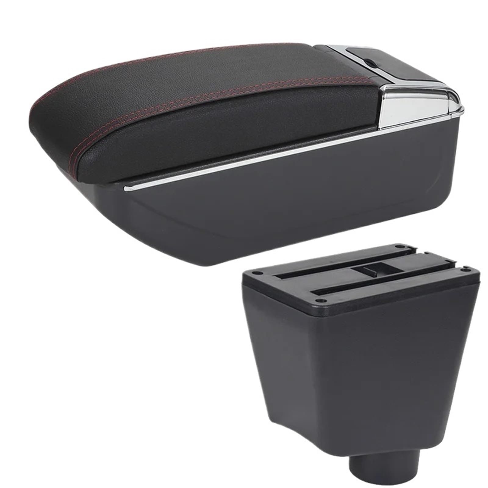 BYHGFDEA Armrest Storage Box For Captur For Clio 4 For Clio 3 III IV Car Armrest Box Accessorie Storage Parts Dedicated Interior Retrofit