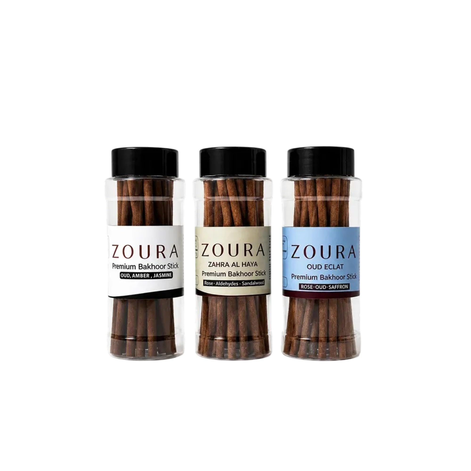 Zoura Signature Bakhoor Trio Premium Incense Sticks Set | Floral Oud & Amber Fragrance Collection | Charcoal Free Long Lasting Home Fragrance Combo (Combo of 3)-picture-30