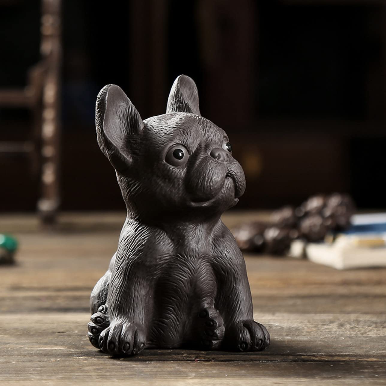 Amazon.co.jp: 犬 置き物 セラミック 十二支 犬 ドッグ 干支 ミニ 置物