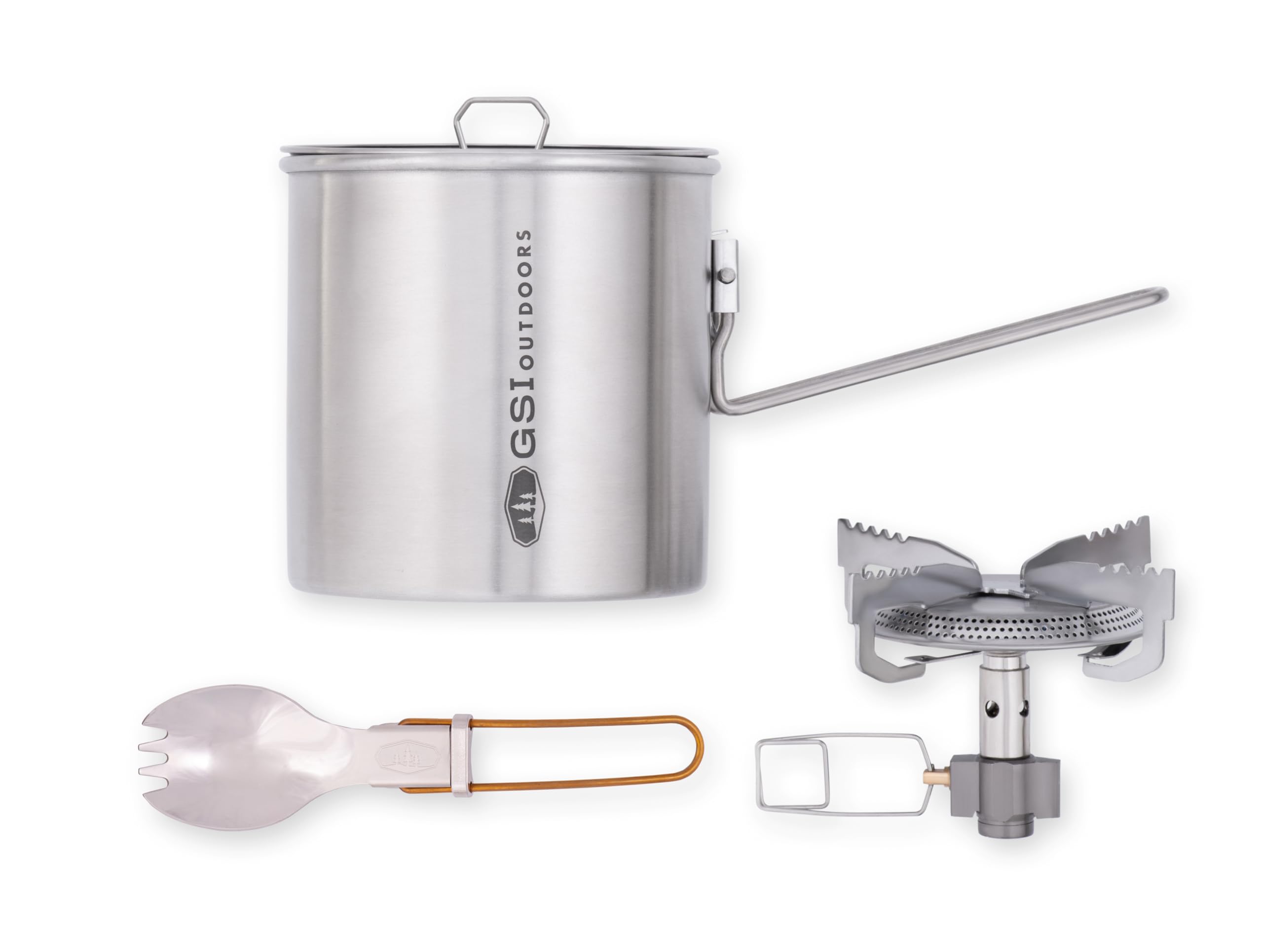 Amazon.com : GSI Outdoors Glacier Stainless Explorer Set, Compact