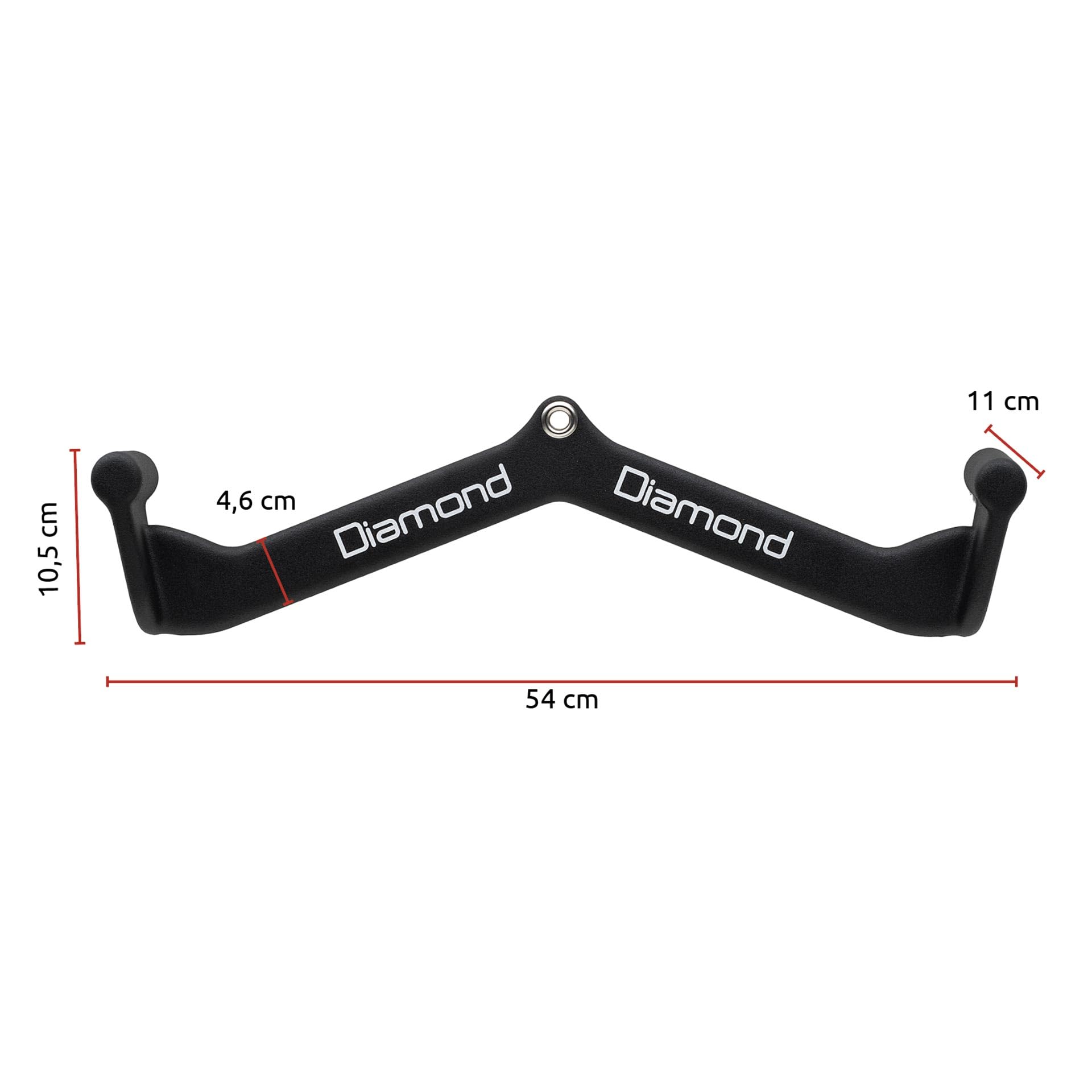 Diamond Impugnature ProGrip (31-80 cm) Rastrelliera Maniglie Trazioni Antiscivolo Palestra Home Gym Presa Neutra Supina Schiena Spalle Bicipiti