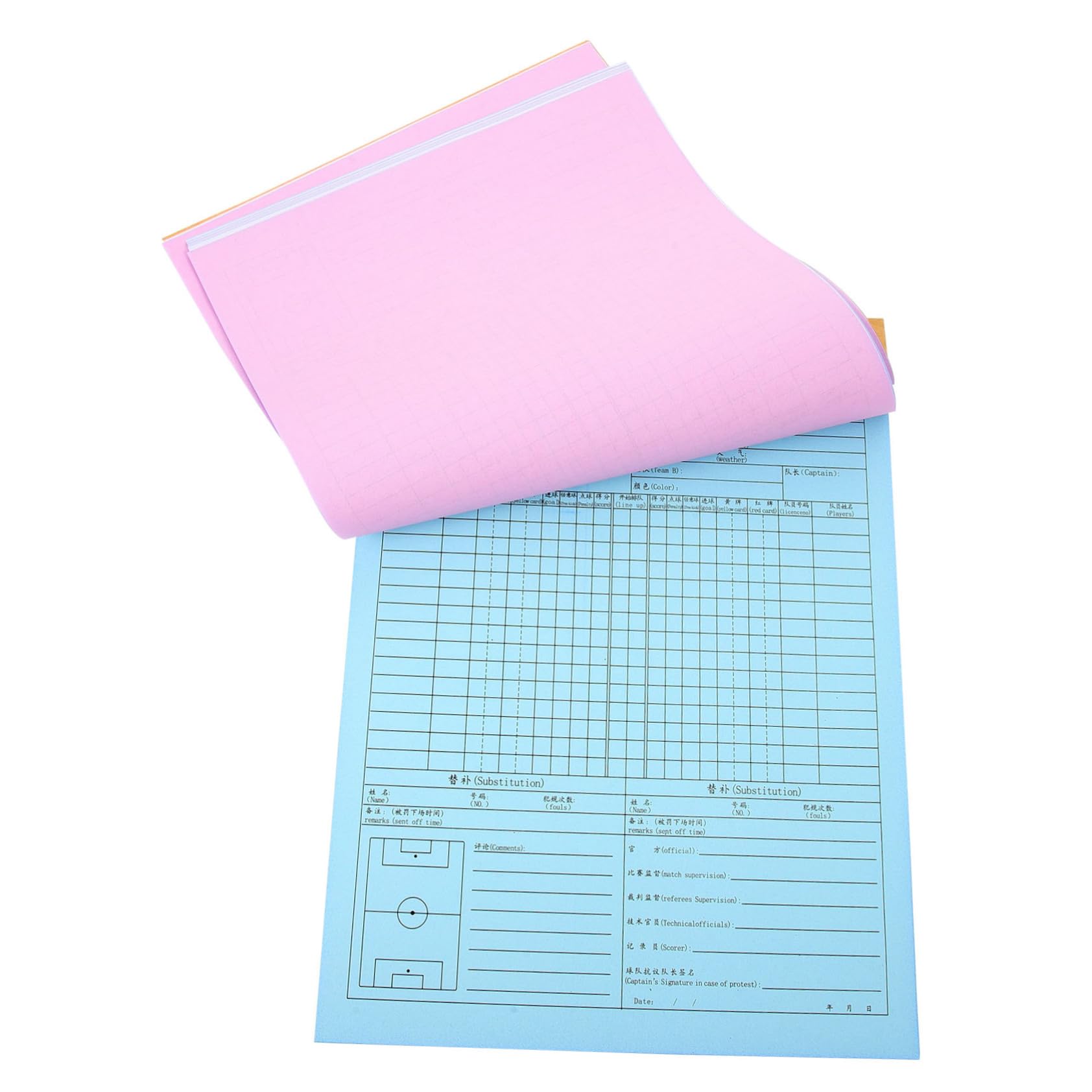 NULYLU Scorebook Referee Notes Sports Score Record Notebook Stylish Easy to Use