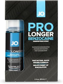 JO Prolonger Delay Spray – 7.5% Benzocaine Spray for Men, Fast-Acting Climax Control & Endurance – 2 fl oz