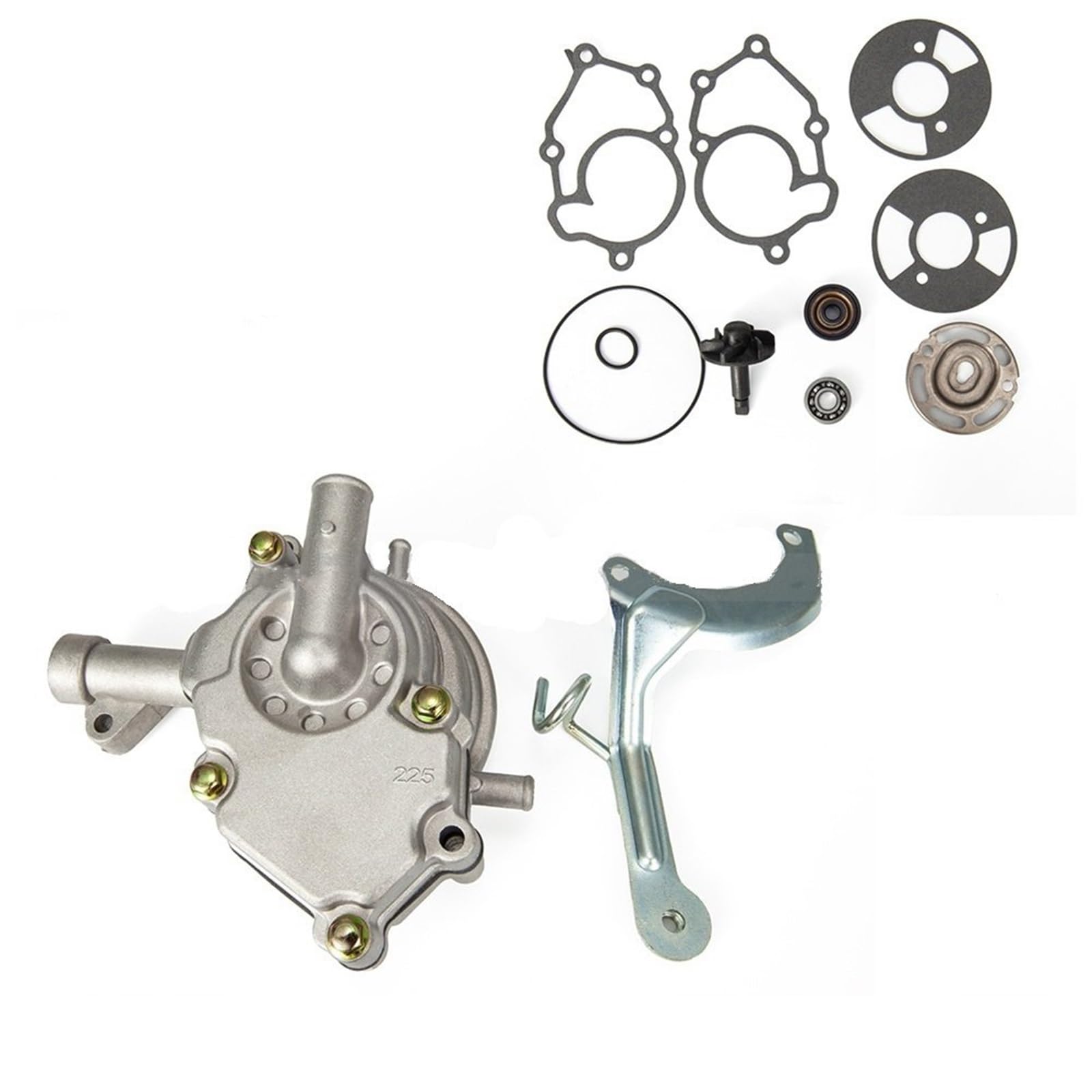 Bomba de agua para moto de cross 2008-2013 para Yamaha YZF-R125 YZF-R 125 2009-2012 Kit de reparación de juntas de sellado de cubierta de bomba de agua del motor