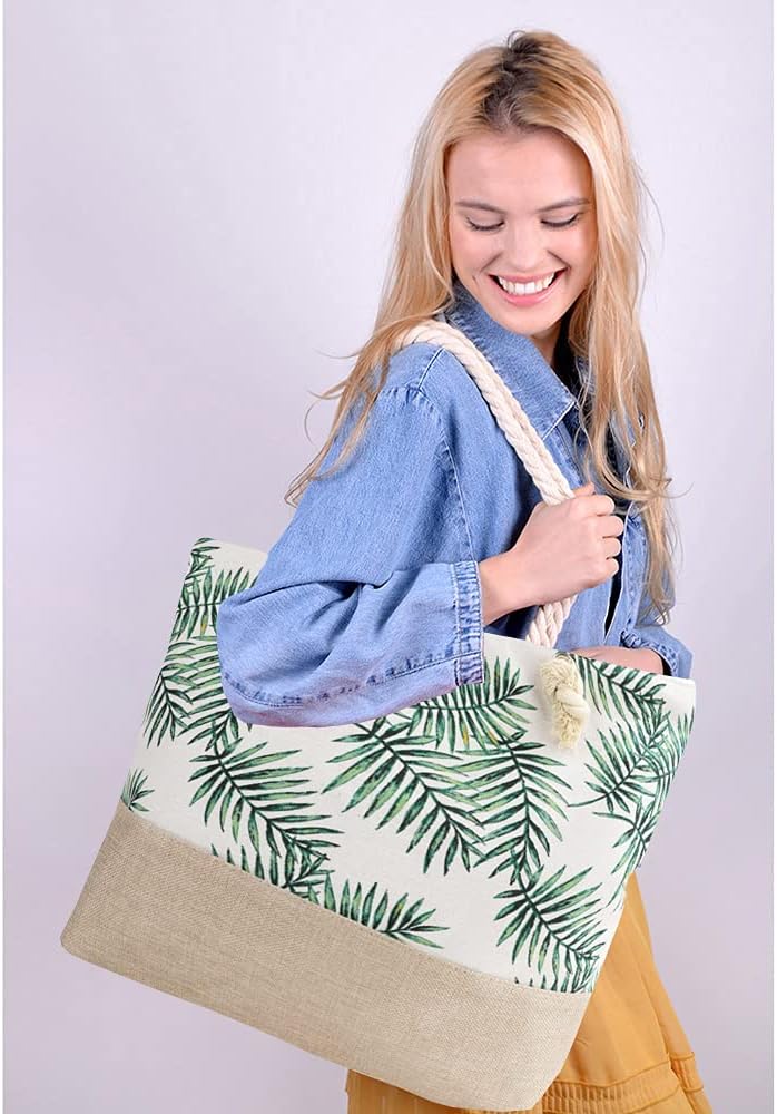 Nollia Women's Summer Tote Bag, Large Shoulder Bag + Great for Beaches, Boardwalks & Vacation Fun! - Image 4