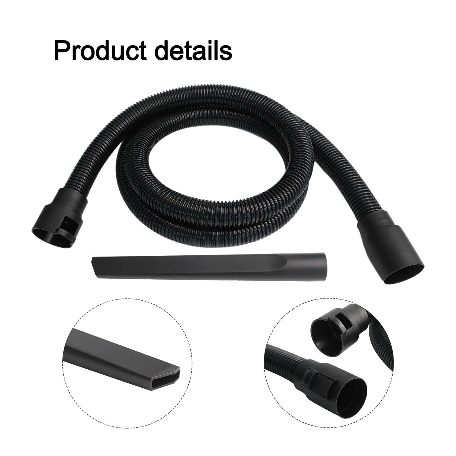 Manguera Extra larga for herramienta for rincones for 2.863-305.0, Compatible con Karcher, WD 1 WD 2 WD 3, accesorios for aspiradoras de repuesto for reemplazar(3.5m)