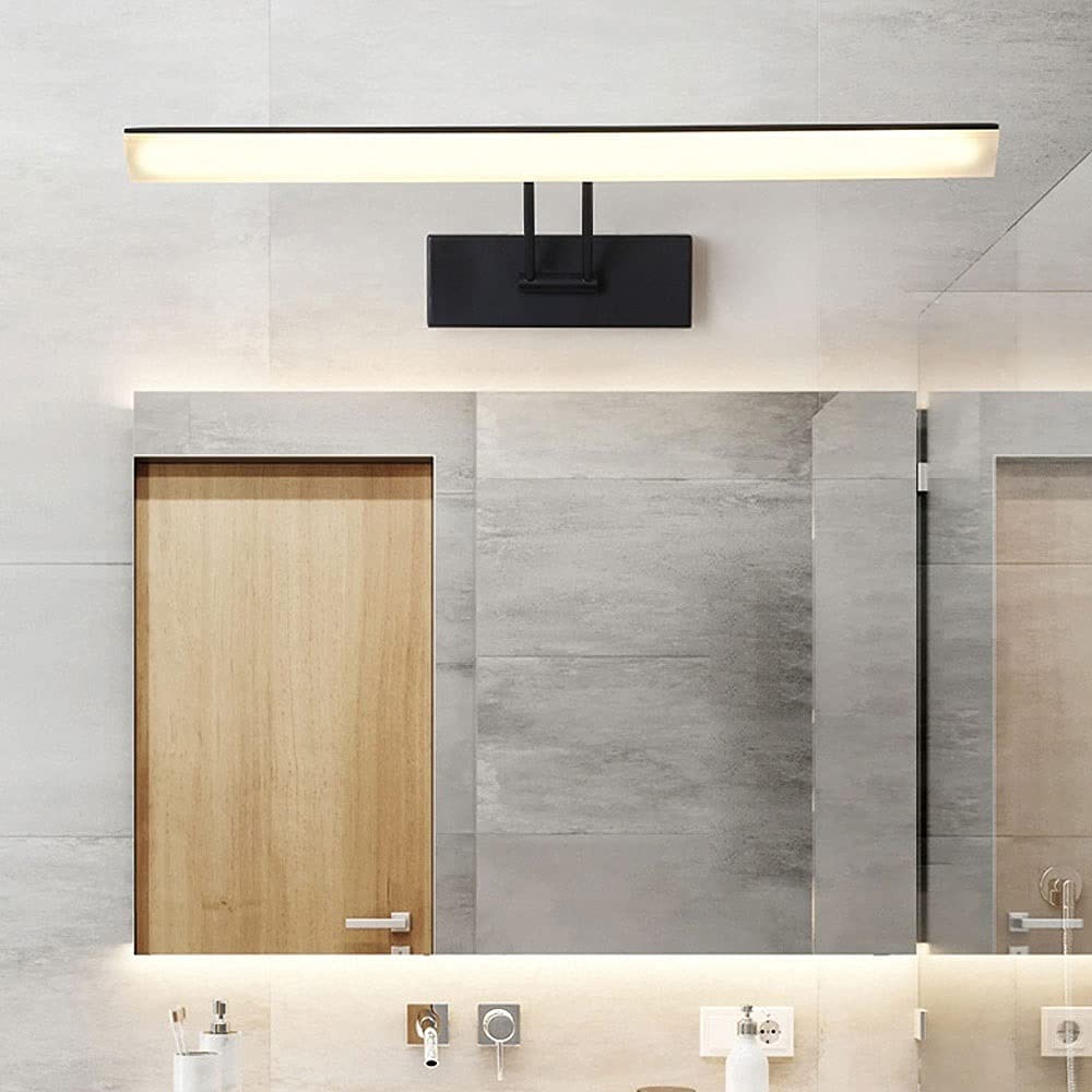 WolFum Spiegelleuchte für Badezimmer, LED-Schminkspiegelleuchte, 8 W, moderne Make-up-Beleuchtung, drehbare Bad-/Schminktisch-Wandleuchte für Toilette, Spiegel, Schrank, Schminktisch, Heimdekoration,