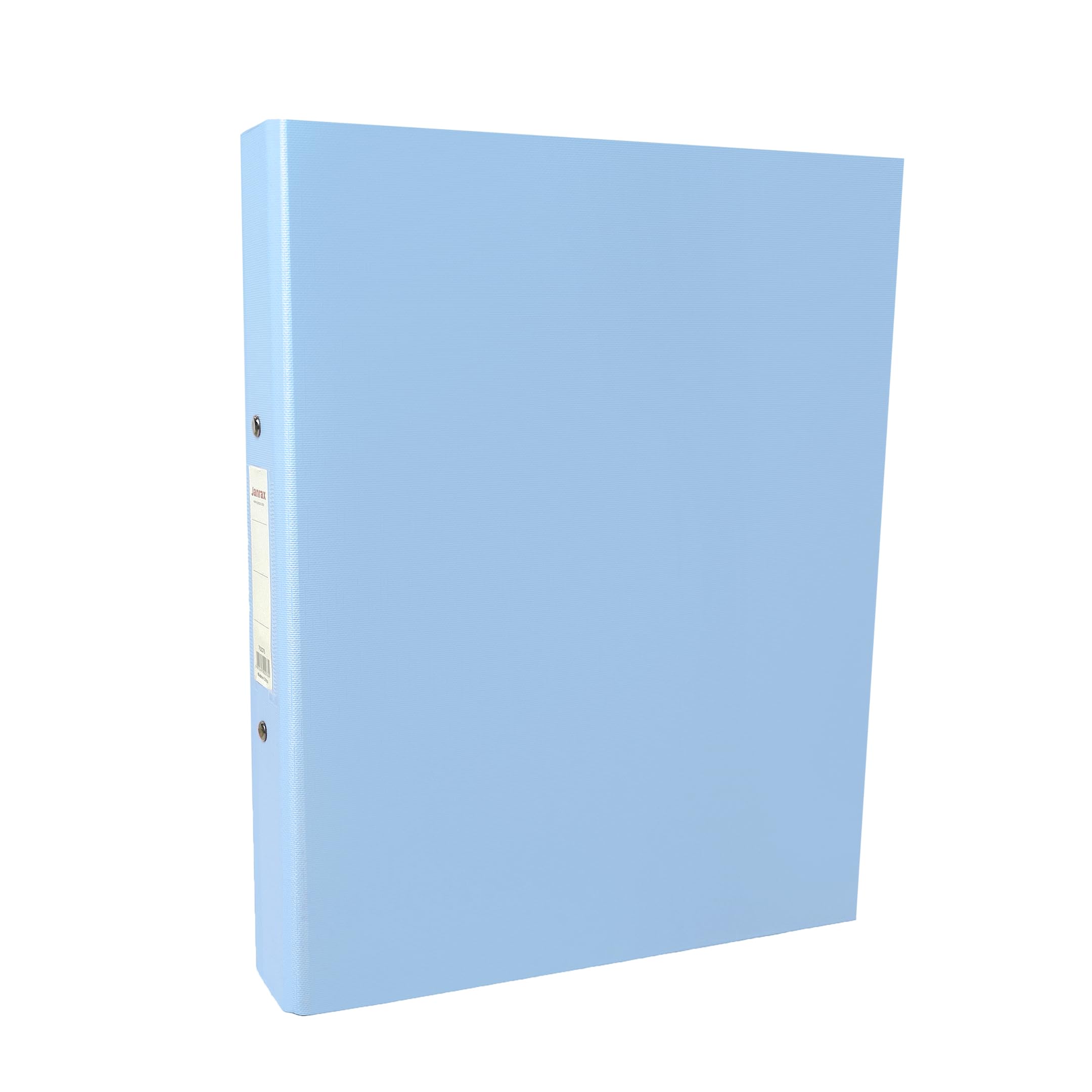 Janrax A4 Pastel Blue Ring Binder 35mm Spine, 2 Ring File Folder, Thick Paper Over Board Cover, Stylish Document Organiser for Office School