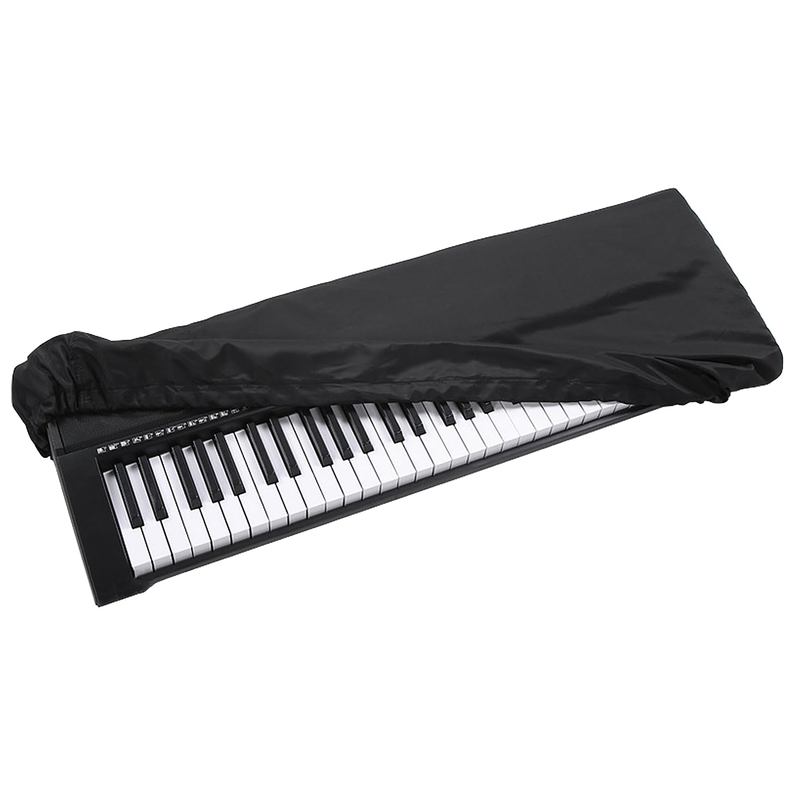 Protective Keyboard Dust Cover - Electric & Electronic Piano Anti-Dust Cover, Black, piano keyboard dust cover 88 key