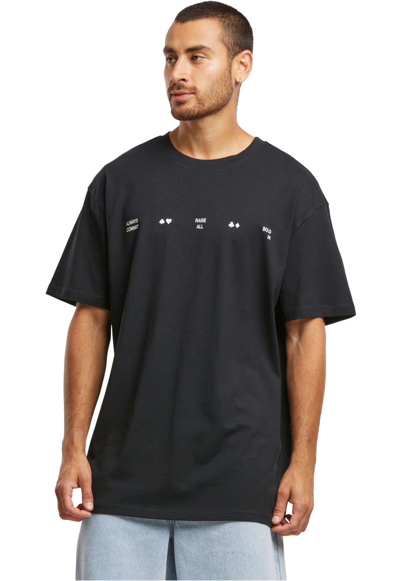 Mister Tee Highrollers Oversize Tee, Black, L