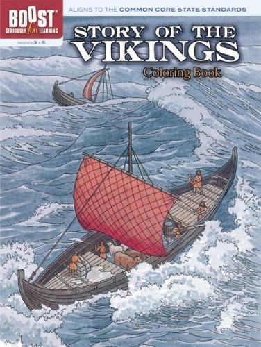 Story of the Vikings Coloring Book (Dover pictorial archive)
