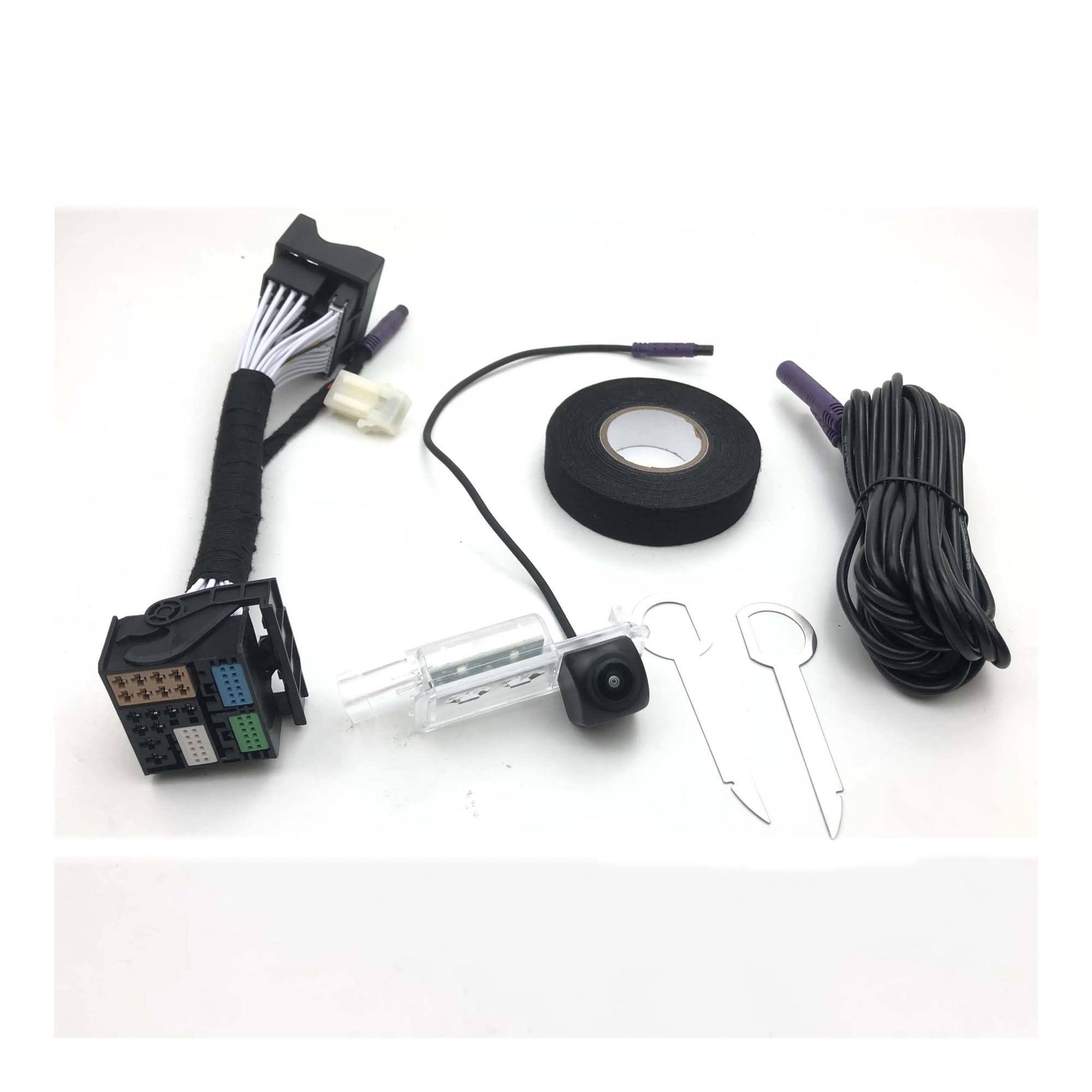 Junoos Kit B Rear View Camera For Seat Ibiza 5F 6F Kj1 Leon 2015-2024 Dynamic Backup Reversing Camera (Kit B)