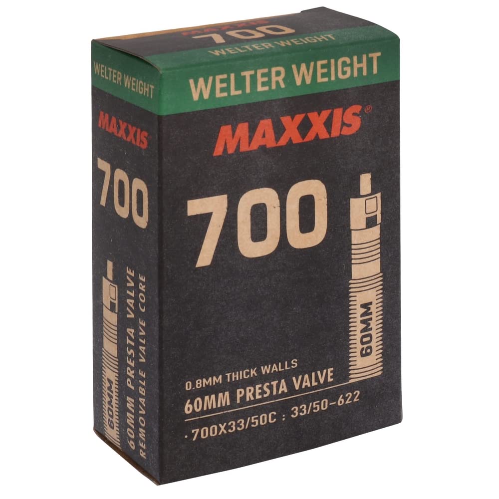 Maxxis Welter Unisex Adult 700 x 33/50 Camera Weight 700 x 33/50 LFVSEP60, Black, Estándar