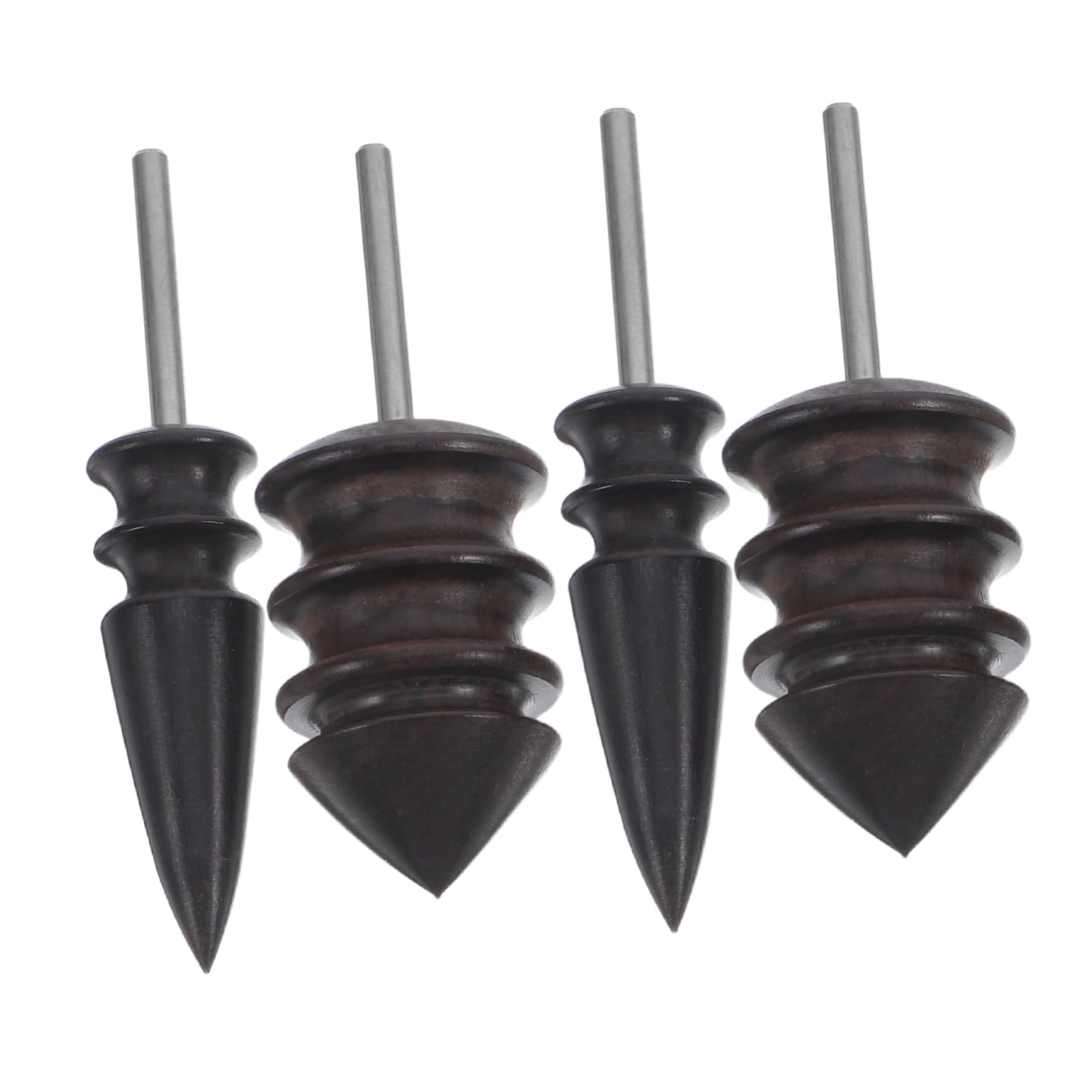 Housoutil 4pcs Burnishing Tool: Kit Electric Polishing Heads for DIY Smooth and Professional Finish for Belts Bags Shoes Saddles