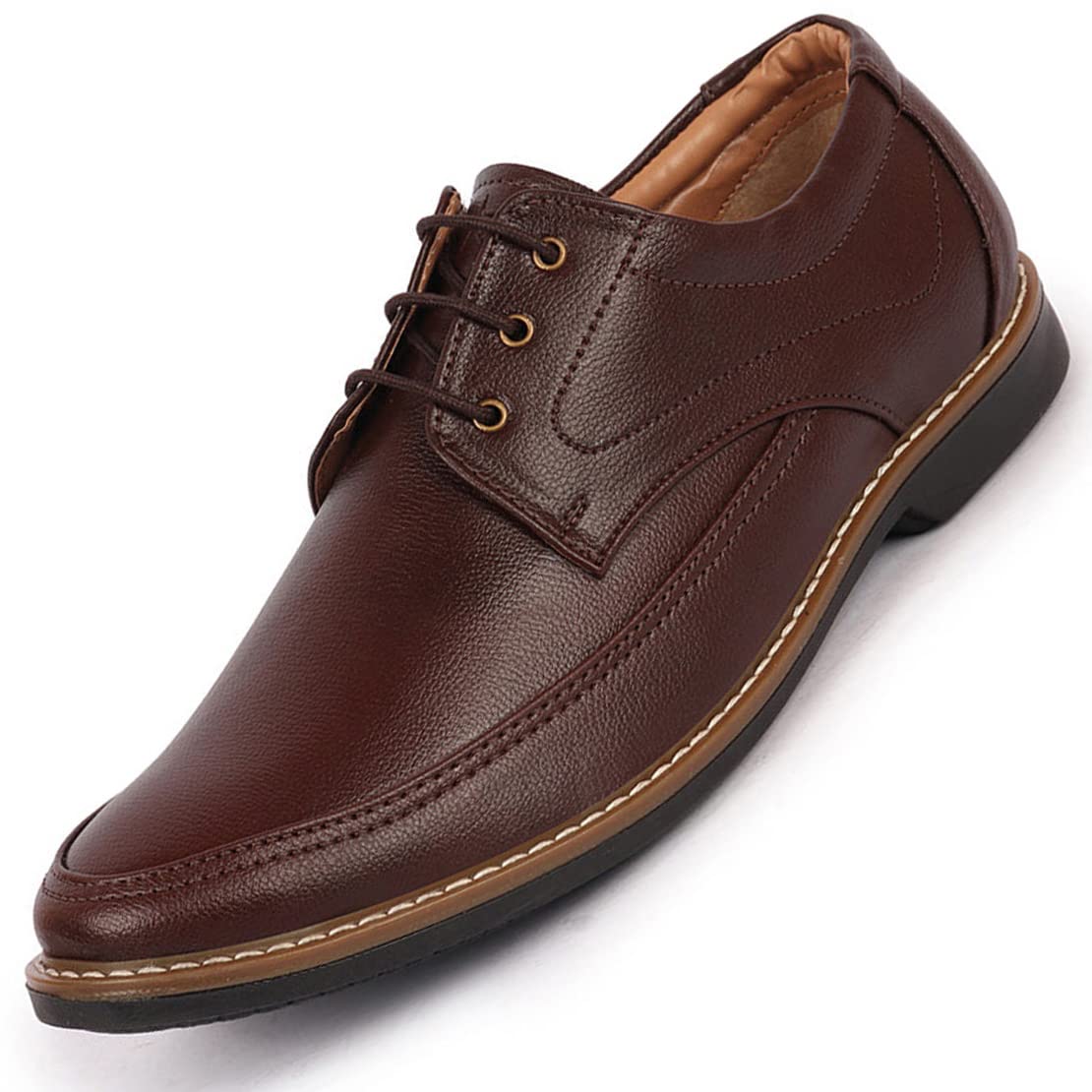 fausto Men's Formal Lace-Up Derby Uniform Dress Shoes (6-13 UK)-picture-18