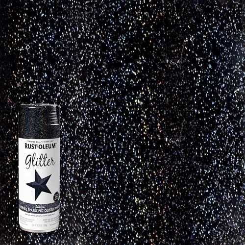 Image of Rust-Oleum 398582-6PK Specialty Glitter Spray Paint, 10.25 Oz, Rainbow, 6 Pack