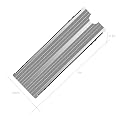 SGTKJSJS M.2 Heatsink Cooler 2280 SSD Double-Sided Heat Sink with Thermal Silicone pad for PS5/PC PCIE NVME M2 SSD (Silver) gallery image