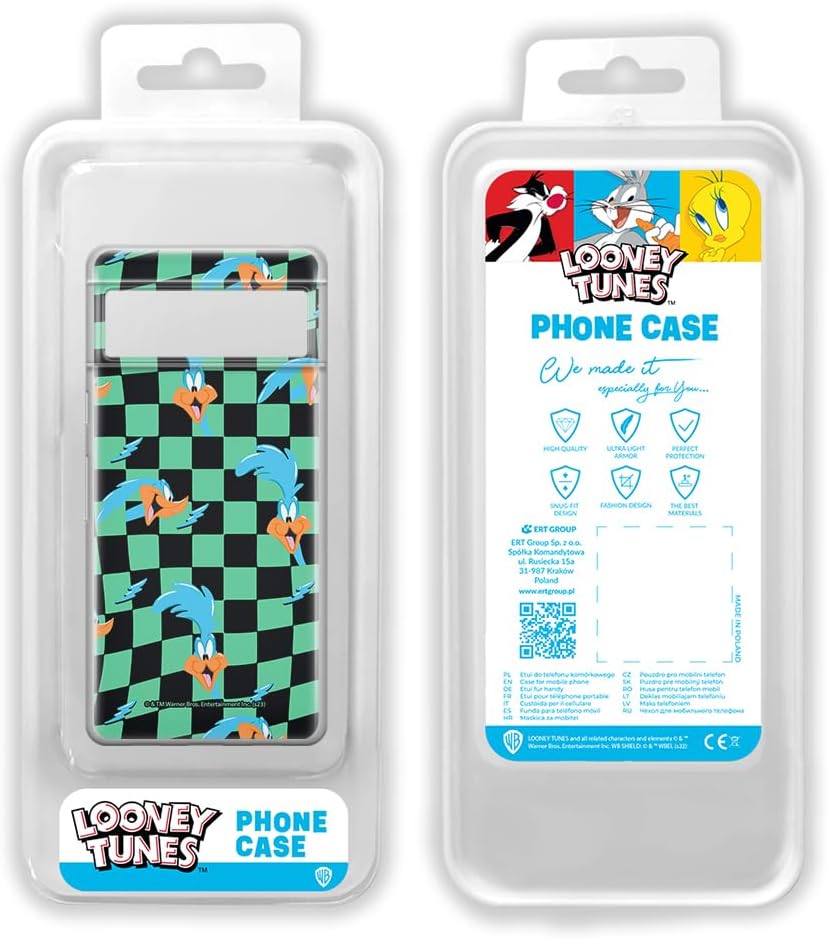 ERT GROUP Mobile Phone Case for Google Pixel 7, Original and Officially Licensed Looney Tunes Pattern Road Runner 005, Perfectly Adapted to The Shape of The Mobile Phone, TPU Case