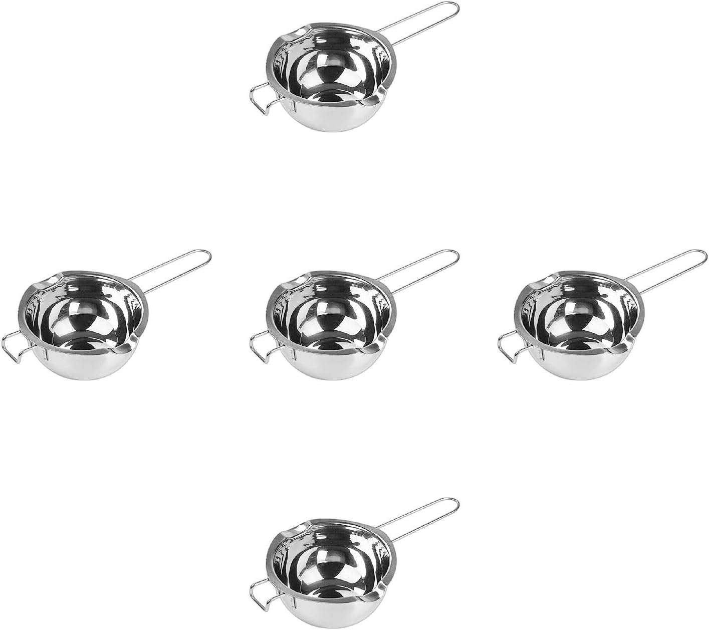 BEIYINAI Wax Melting Metal Double Boiler Insert Non-stick Easy For Butter Chocolate Cheese Caramel Melt Cartoon Seal Stamp