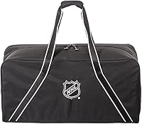 NHL 30-Inch Black Durable Duffel Bag - Lightweight Large Equipment Bag for Hockey Gear, Gym, Travel