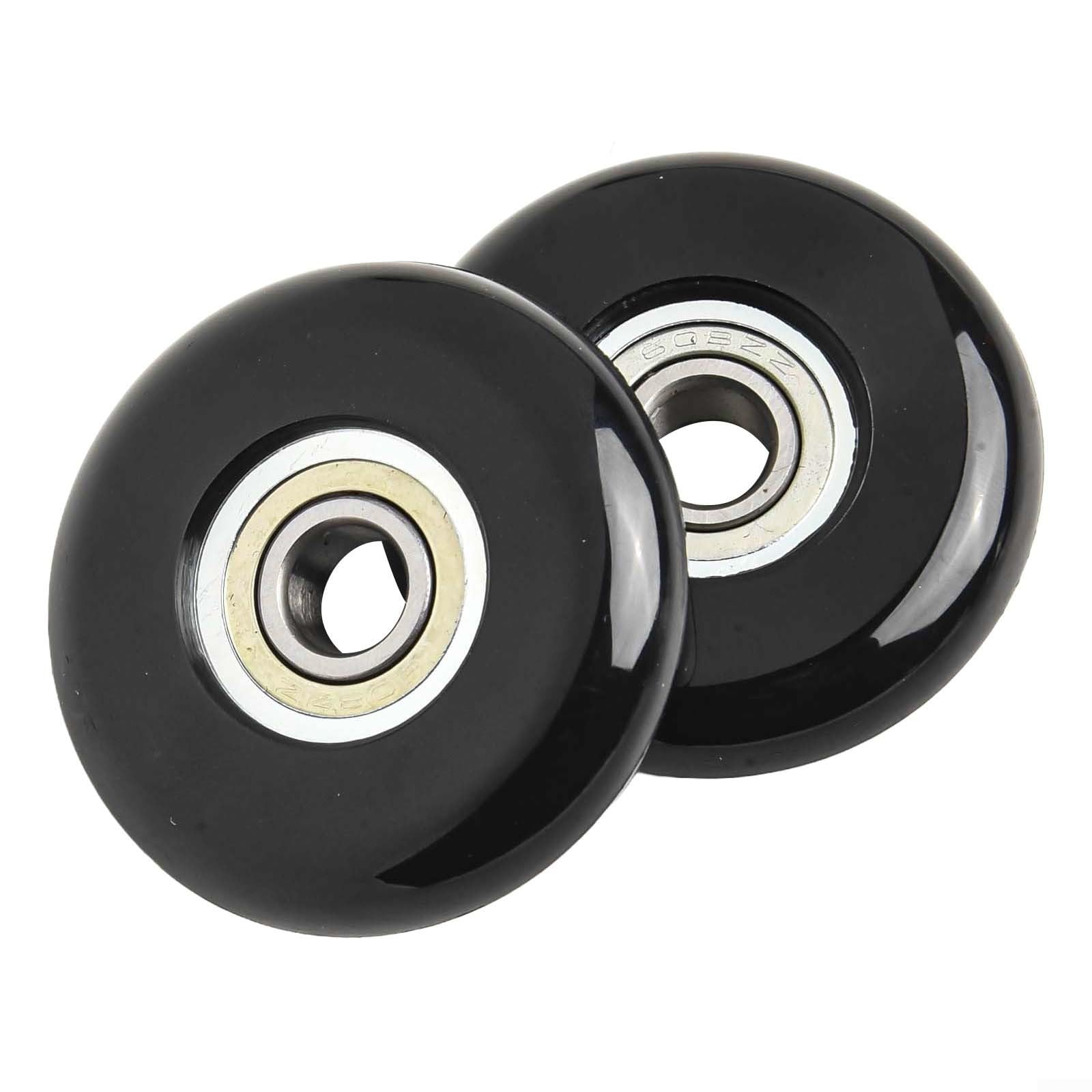 Radlager-Riemenscheibe, 34 mm, 608ZZ Schaft für Rudergerät, Gummi und Metall, verschleißfestes Ersatzteil, 8 mm Öffnung, 4 Stück