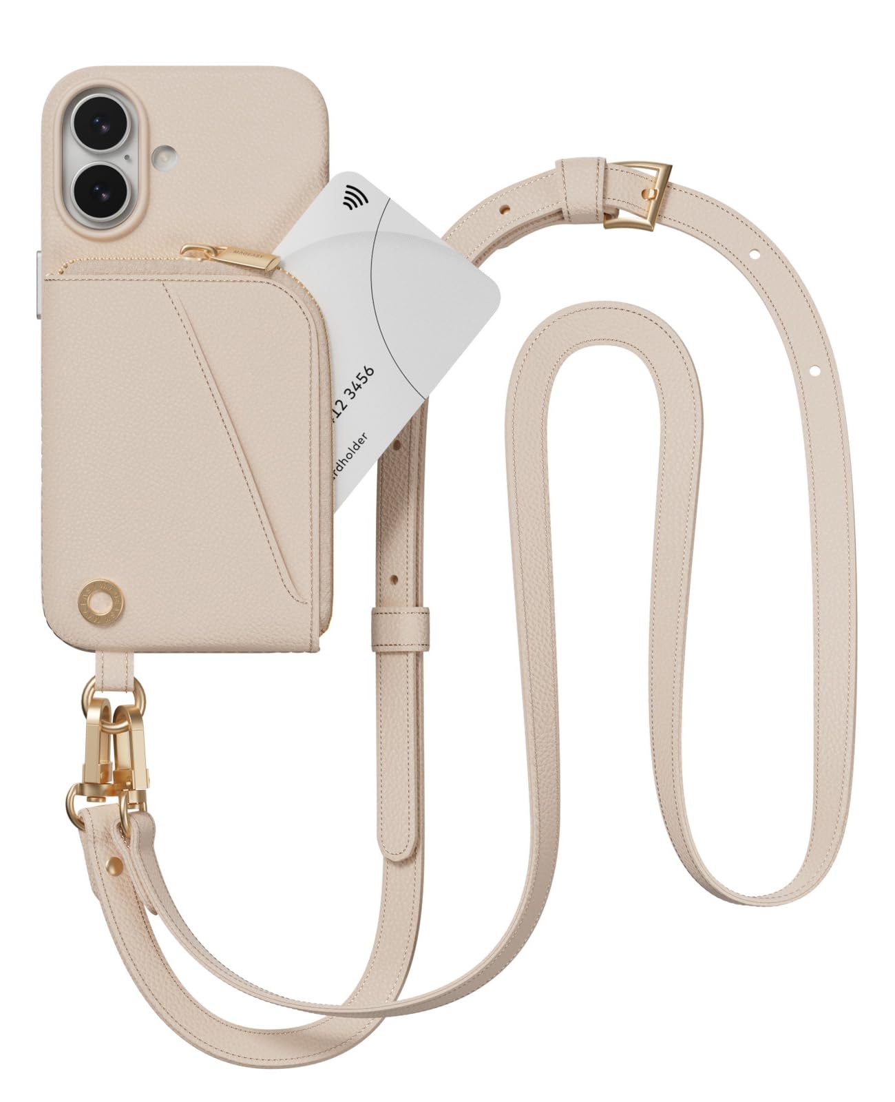 カードポケット＆ショルダー付き♡お出かけにも便利な名入れ可能iPhoneケース Amazon.co.jp: 【MagEasy】iPhone17対応ケース ショルダーストラップ