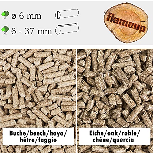 Pellet Dębowy 15 kg + Bukowy 15 kg - Grill Wędzarniczy, Drewno do Pieca Pizzy, BBQ, Grillowania, Wędzenia, Ogrodu - Akcesoria