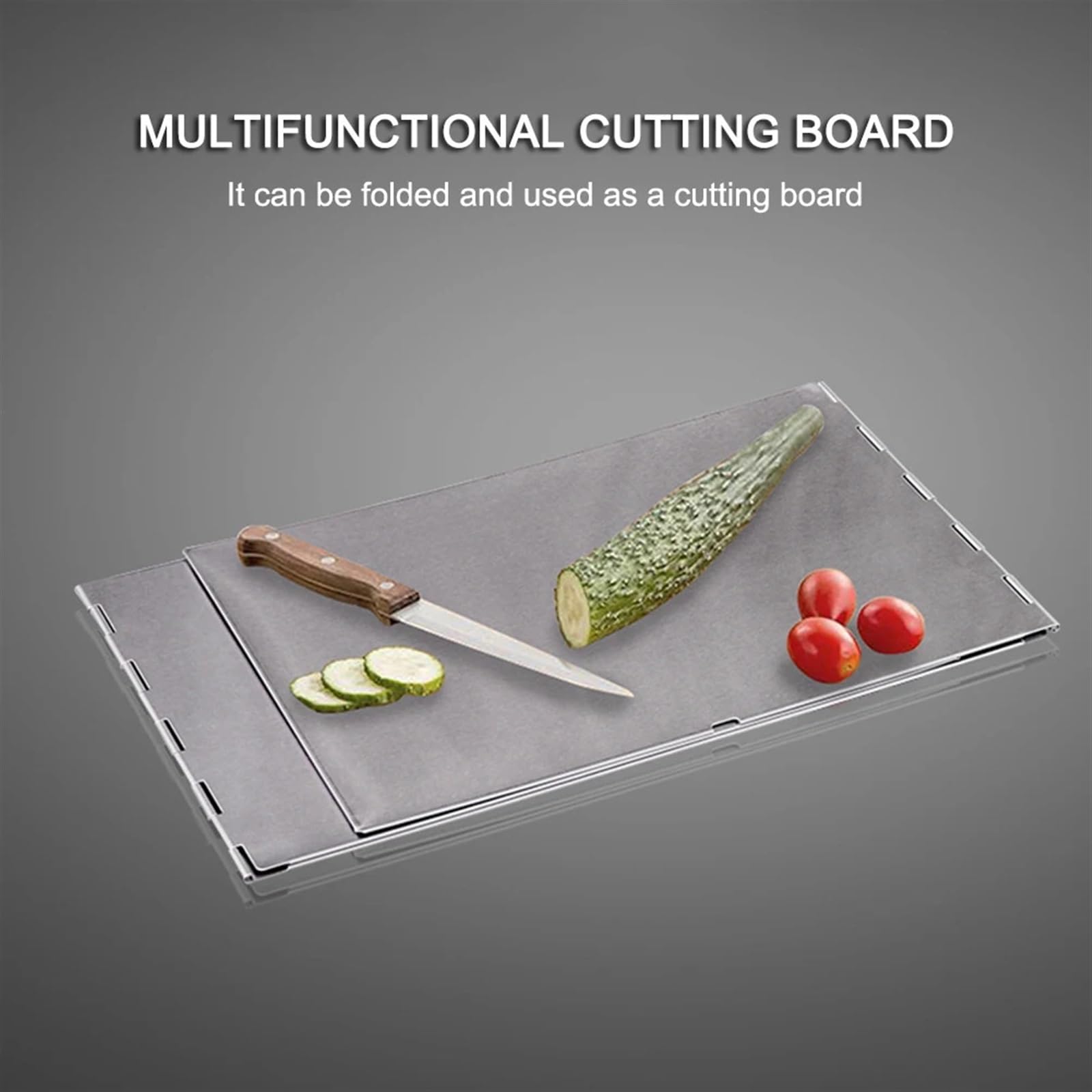 Parabrezza for fornello da campeggio in acciaio inossidabile | Argento, 92,5x19 cm / 33,5x19 cm, campeggio all'aperto, picnic, barbecue: 3 pannelli, custodia
