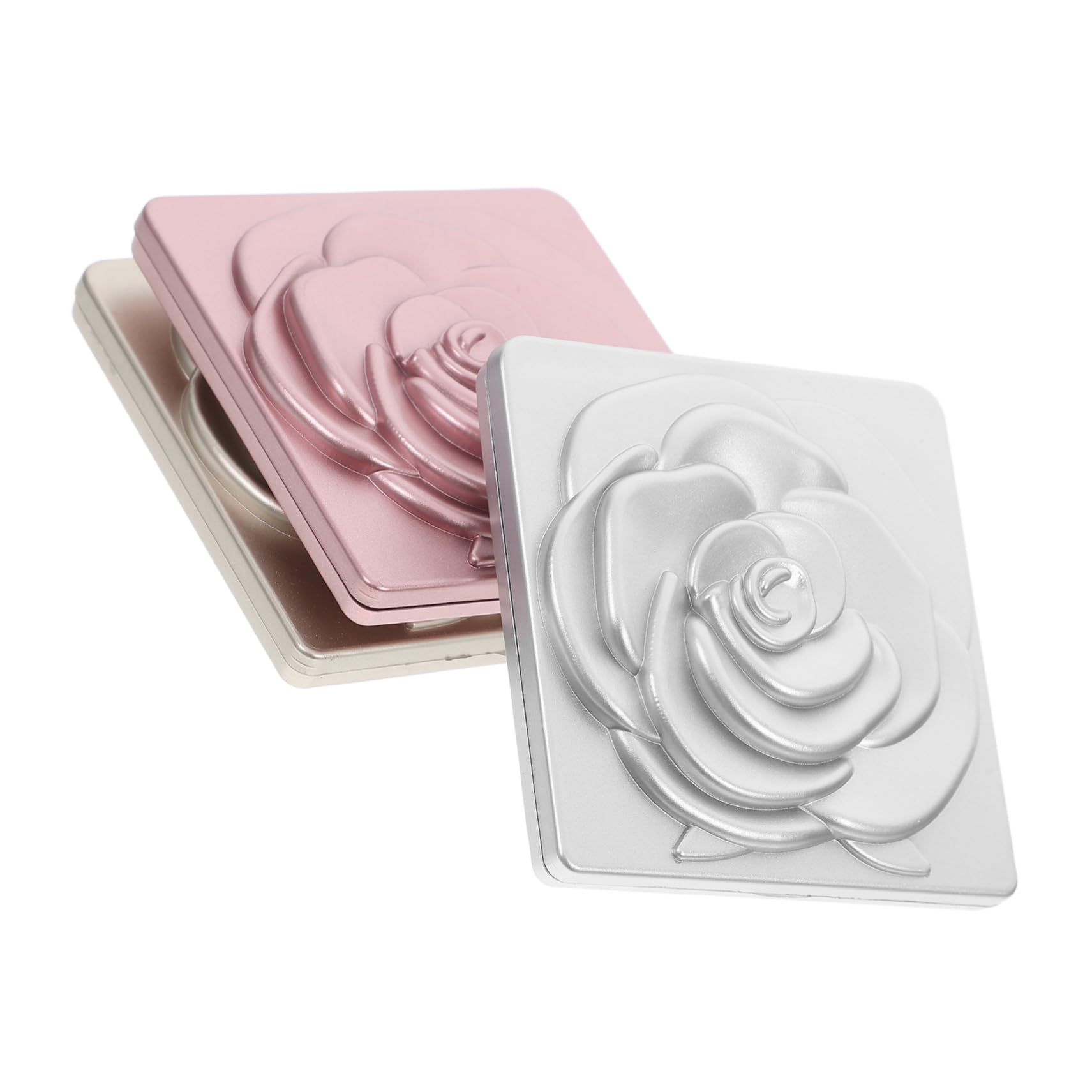 Clearlin 3pcs Foldable Pocket Mirror for Women Small Compact Mirror Magnifying Cute Personal for Purse Makeup and Travel