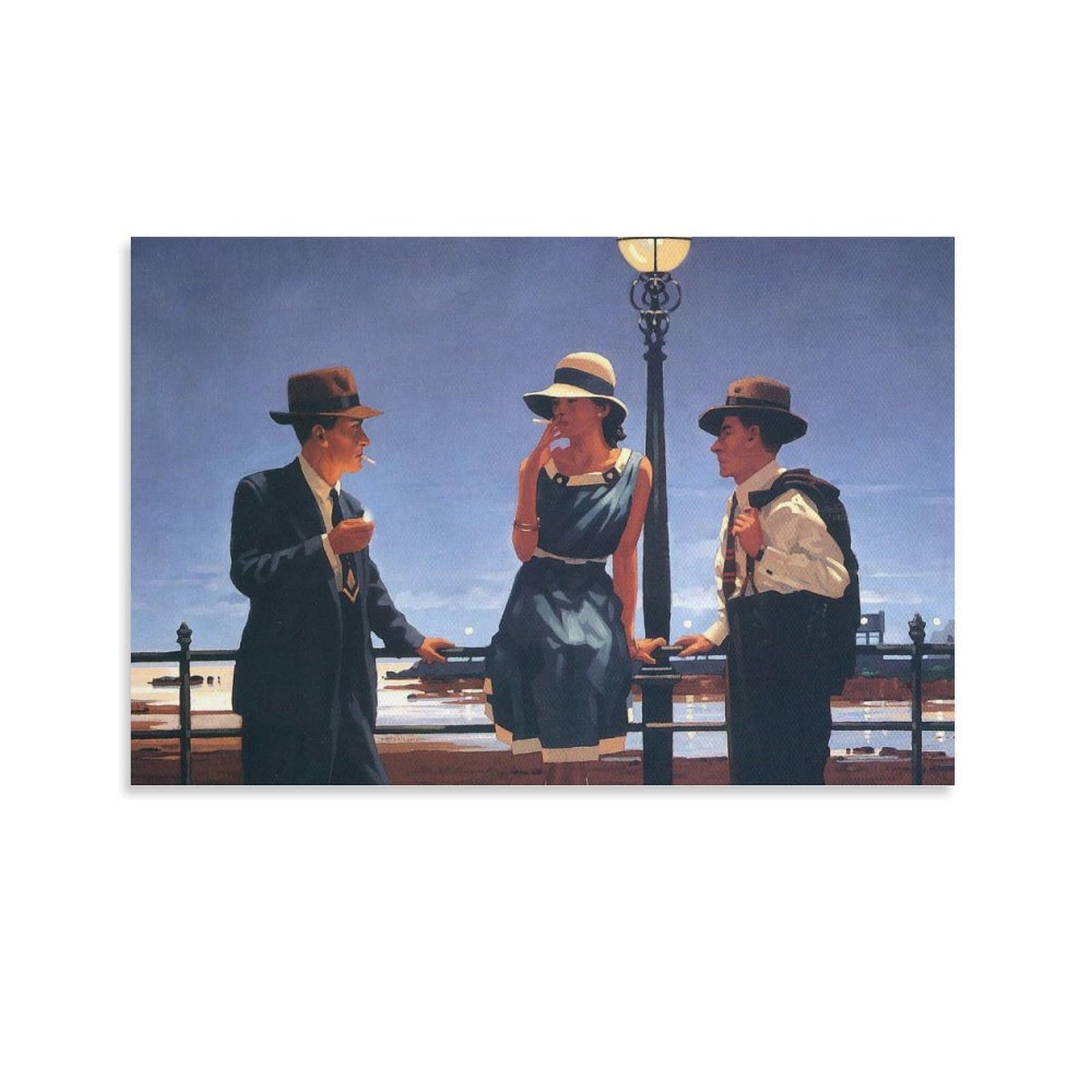 The Game of Life by jack_vettriano Wall Art Prints Poster Home Decor Poster Wall Art Hanging Picture Print Decorative Painting Posters 08x12inch(20x30cm) โ image 1