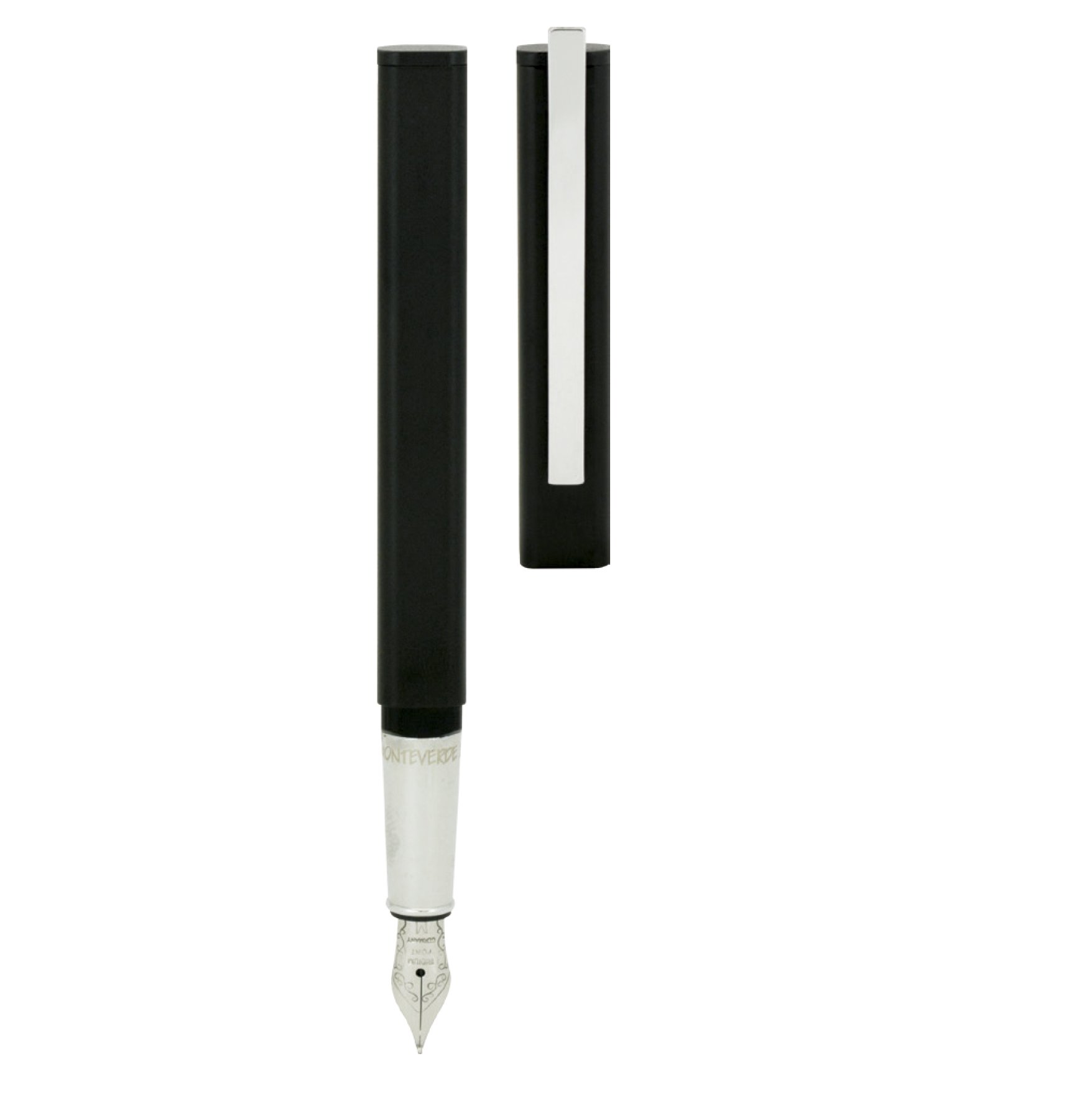 Monteverde Cube Serisi Mv32323 Dk M Matt Black Dolma Kalem
