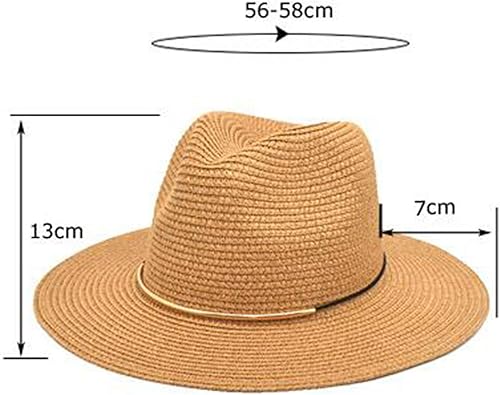 Miniatura 2 de Gorra de protección solar de moda para primavera y verano, accesorios de perla, sombrero de sol plano de ala ancha, sombrero de paja para mujer
