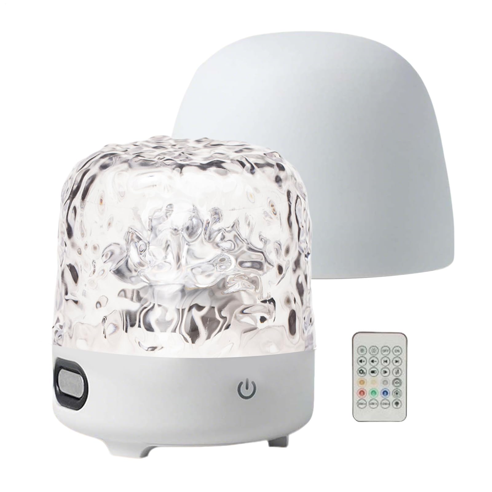 Luz nocturna de luna Luz Nocturna Iluminación Ambiental Control Remoto | Lámpara de Noche Luna con Altavoz Inalámbrico para Dormitorio Salón Camping Viaje Niños Adultos