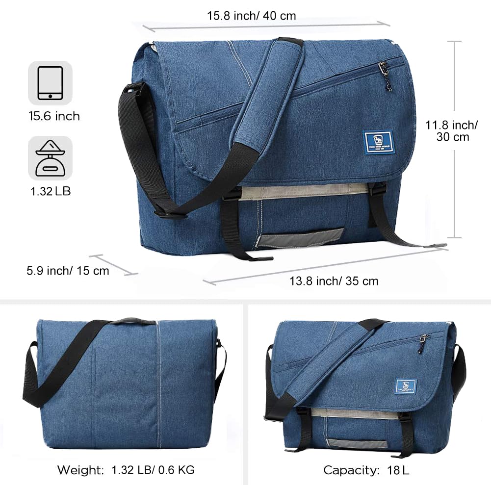 OIWAS Borsa Tracolla Uomo Donna Grande Borse Borsello Documenti Scuola Borsa da Lavoro Scuola porta PC