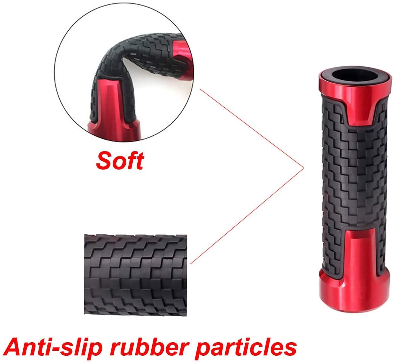 Motorrad lenkergriffe Für H2 H2R ZZR/ZX1400 ER-5 Vulcan/S 650 Für Ninja 250 300R 400 Motorrad Zubehör CNC 7/8 "22mm Lenker Griffe End Grip gasgriffhilfe gasgriff