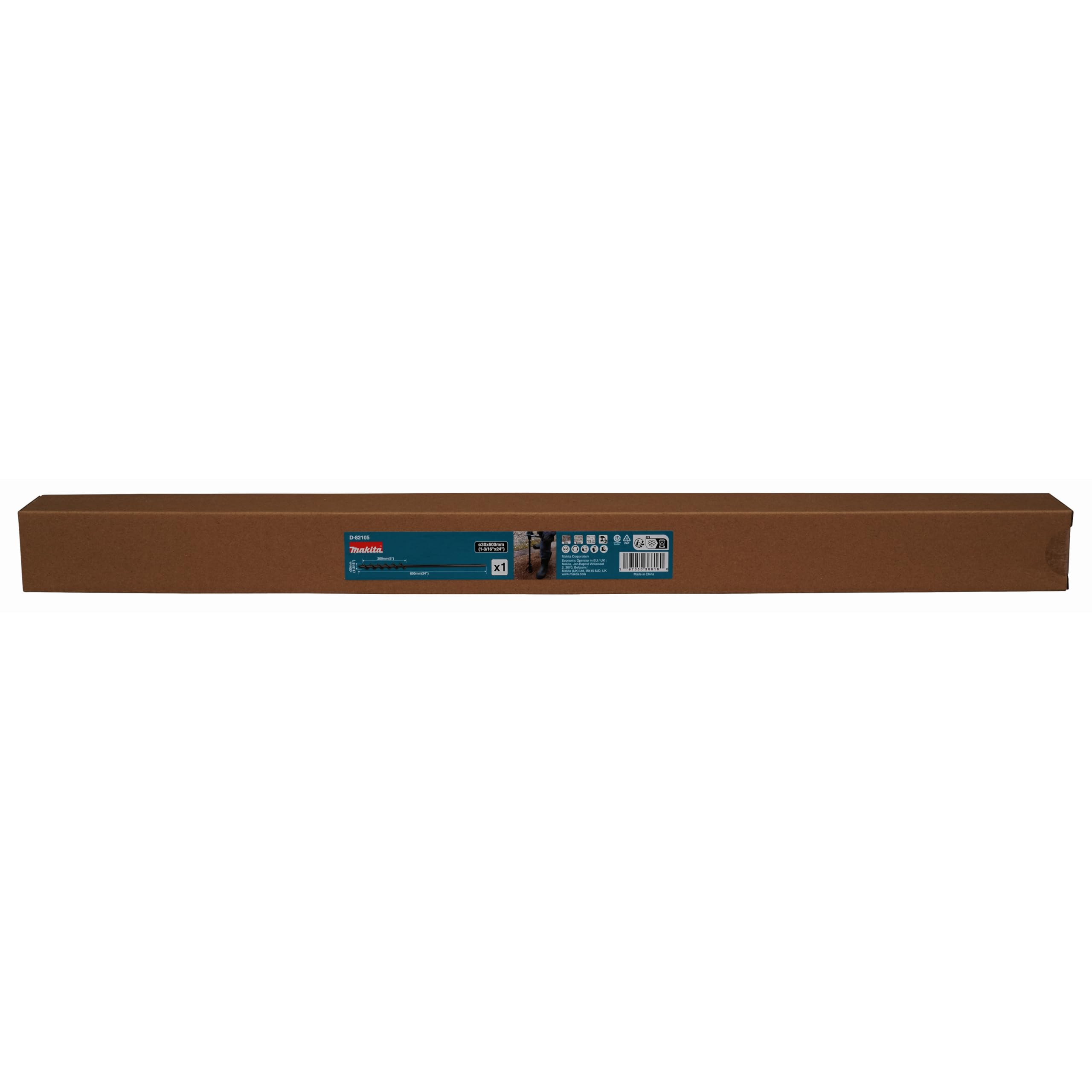 Makita D-82105 - Punta da trapano a trivella di terra, 30 x 600 mm