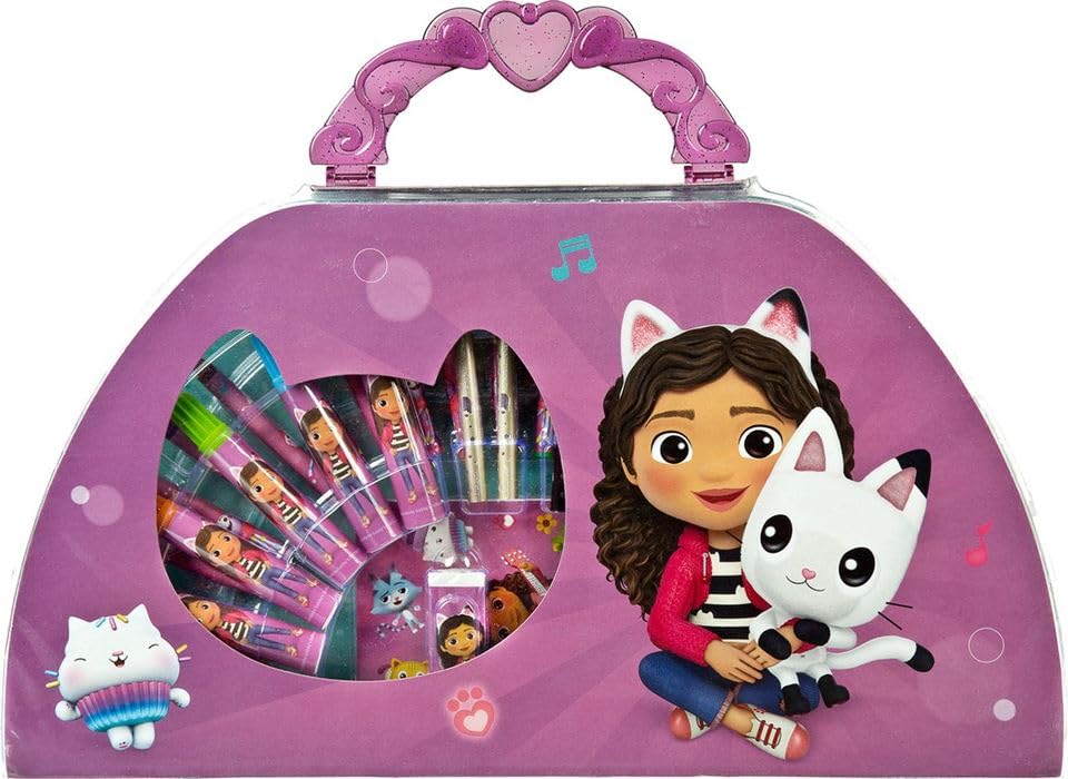 Estuche para colorear Gabby's Dollshouse de 51 piezas con asa