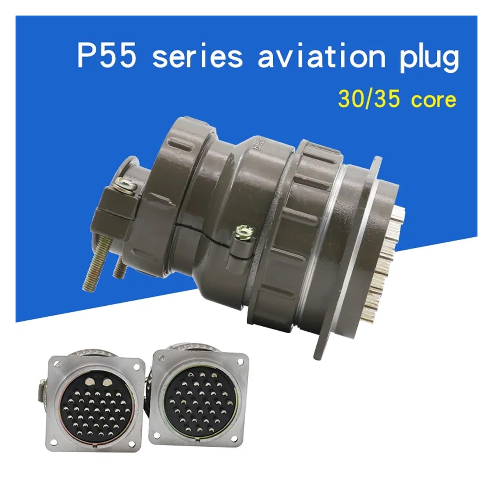 Connettore Circolare Spina e Presa per Aviazione Serie P55