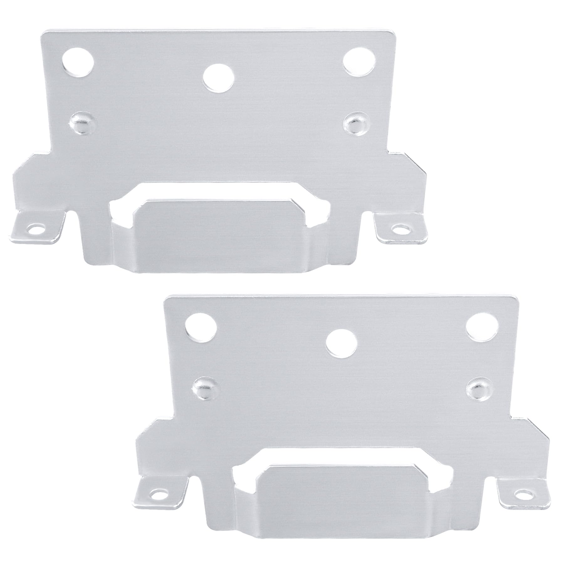 Ulapithi 2 116791 Bed Frame Mounting Plates Bed Frame Brackets Replacement Fit For Ikea Bed Frame Parts Compatible With Hemnes Malm Brimnes - Pack