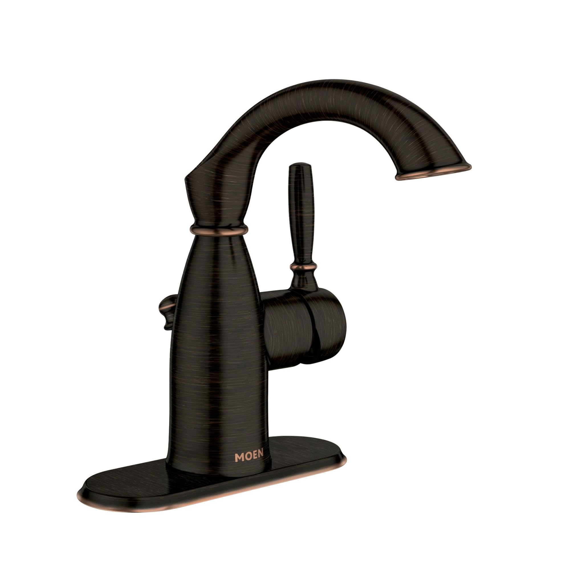 Moen Sarona Mediterranean Bronze One-Handle Single Hole Rustic