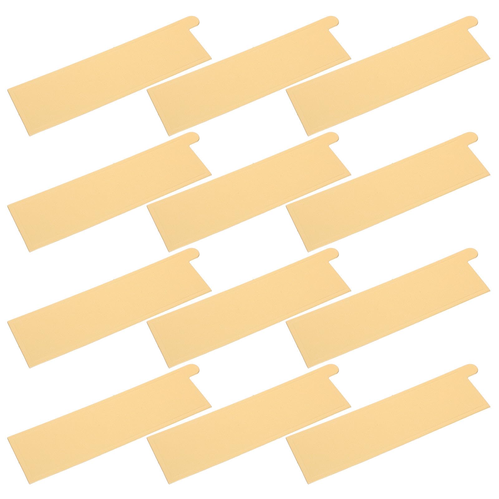 Base de gâteau mousse rectangulaire en carton doré pour cupcakes 200pcs