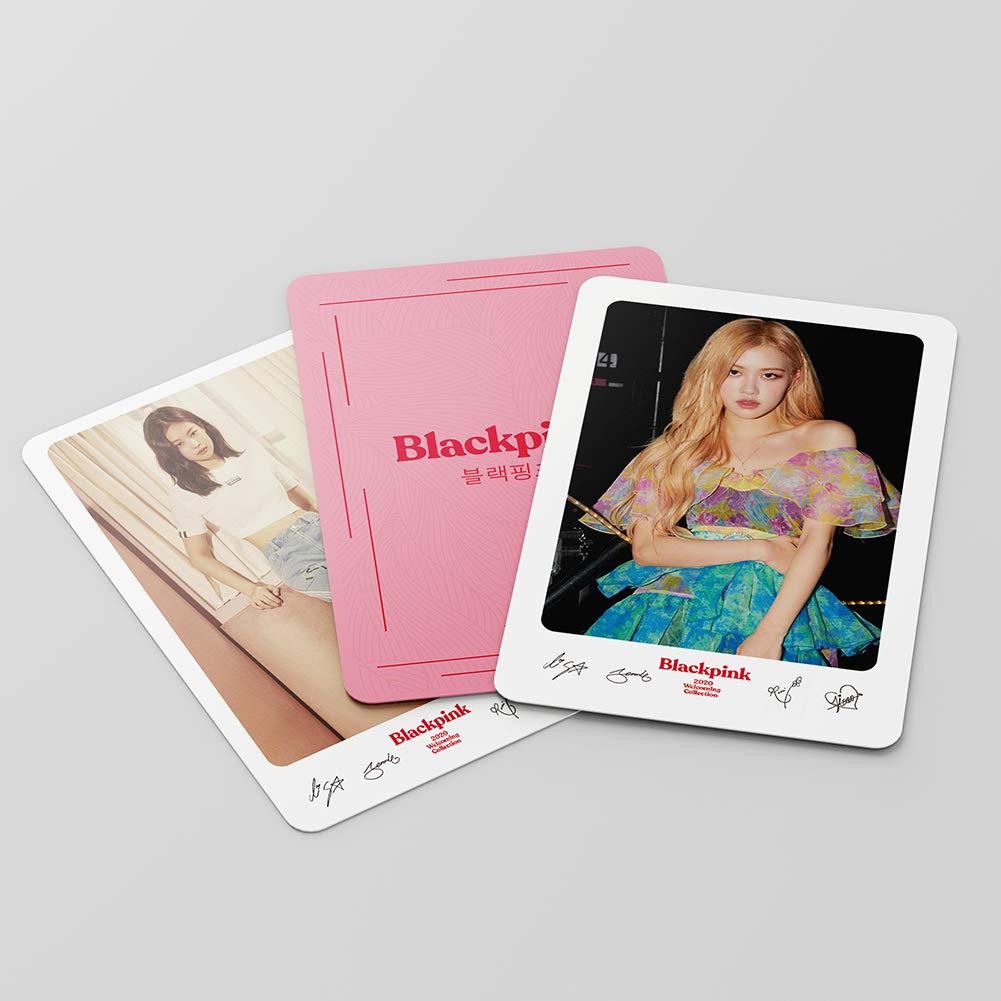 Cartão Lomo Cartão BlackPink 2020 Pôster LISA JISOO JINNIE ROSE