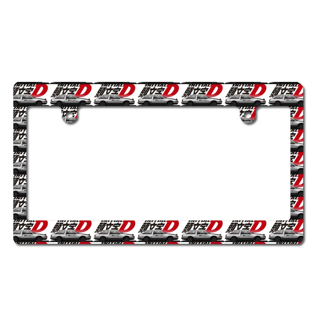 Amazon.co.jp: ナンバープレートフレーム 頭文字d イニシャル D