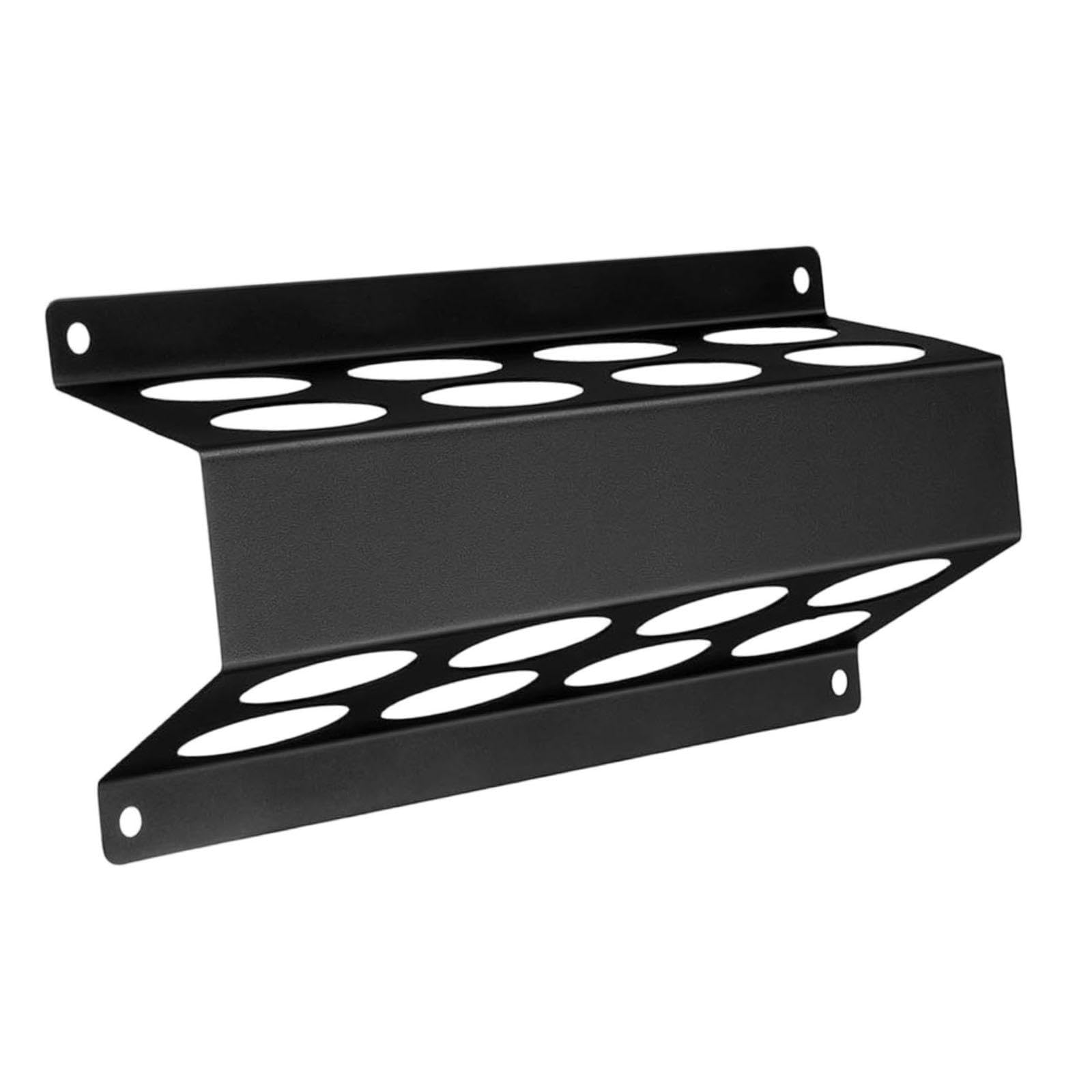 QLoztyse Rod Holder Rack with Eight Slot Storage Tubes Metal Filler Rod Tube Organizer Wall Mount Container Shelf Iron Material Suitable for Garage Wor