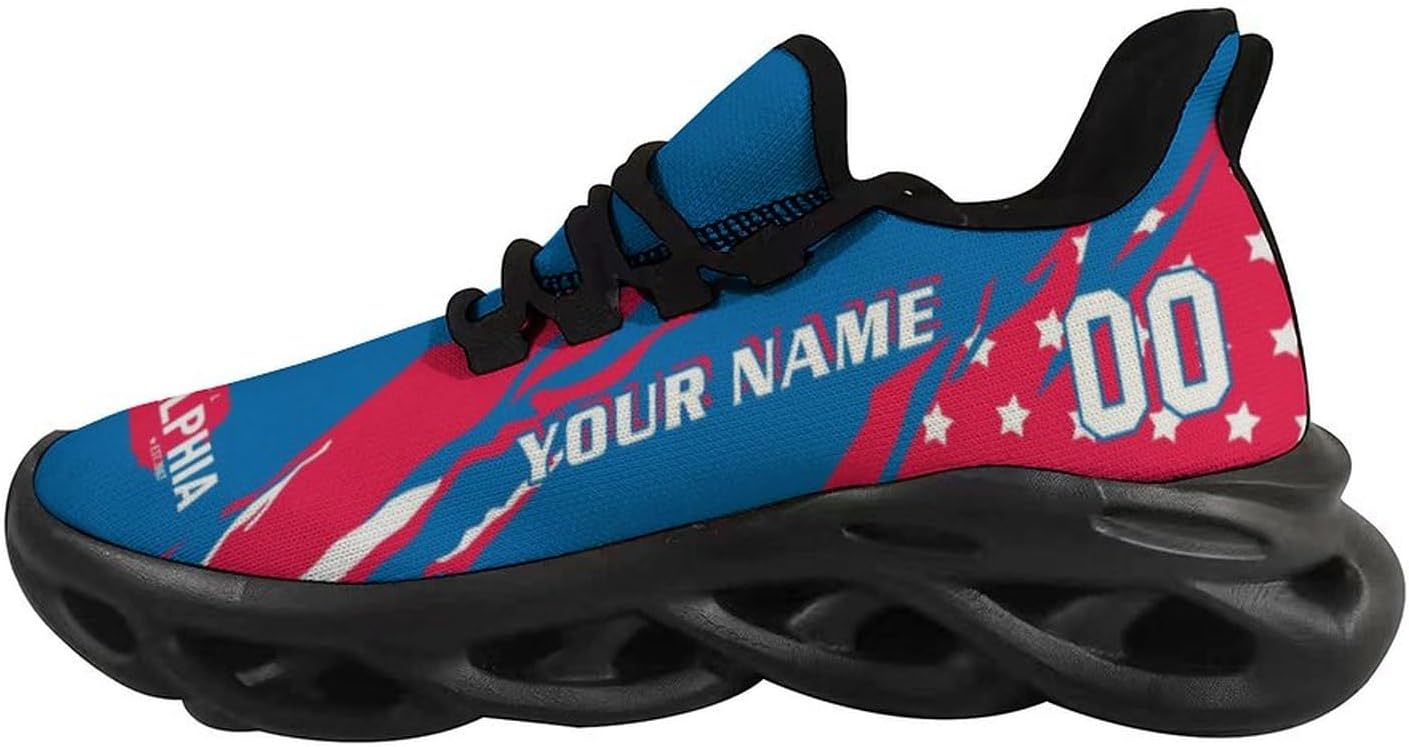 Custom Basketball Sneakers Personalized Breathable Fan Gifts Name & Number Workout Athletic Gym Slip-on Shoes for Men Women
