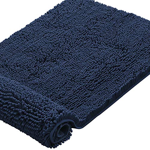 Soft and Plush H.VERSAILTEX Microfiber Chenille Bath Rugs for a Cozy Floor
