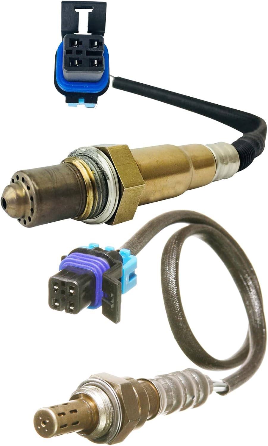 Dropwater 1 Pair Front and Rear Oxygen Sensors Replacement for Gmc 2015 2014 2013 2012 Acadia 3.6l,Replaces#234-4565 234-4566,Set of 2pcs