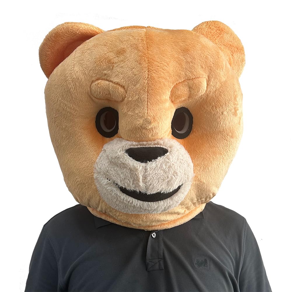 Déguisement Fête Halloween Costume Ours En Peluche Marron MatGui - Mascotte  Adulte Pour événements, Fêtes Et Animations Déguisement Ours Peluche, image size:1001x1001