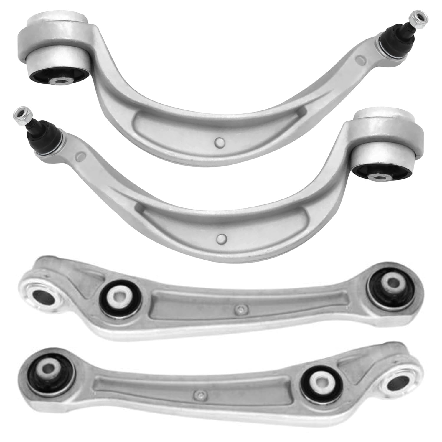 Detroit Axle - Front Control Arm Kit for Audi A4 A5 Quattro Allroad Q5 RS5 S4 S5 Macan, 2 Lower Forward Control Arms 2 Lower Rearward Control Arm with